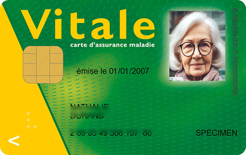carte vitale mise à jour par la pharmacie Principale